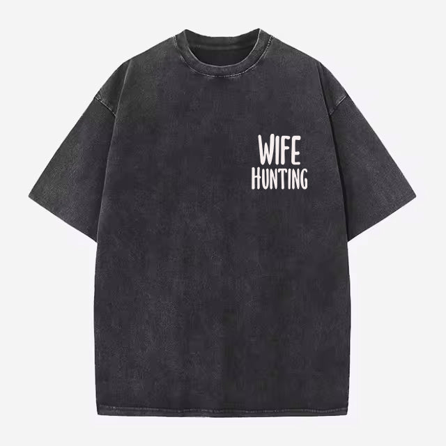Oversized "Wife Hunting" Tee
