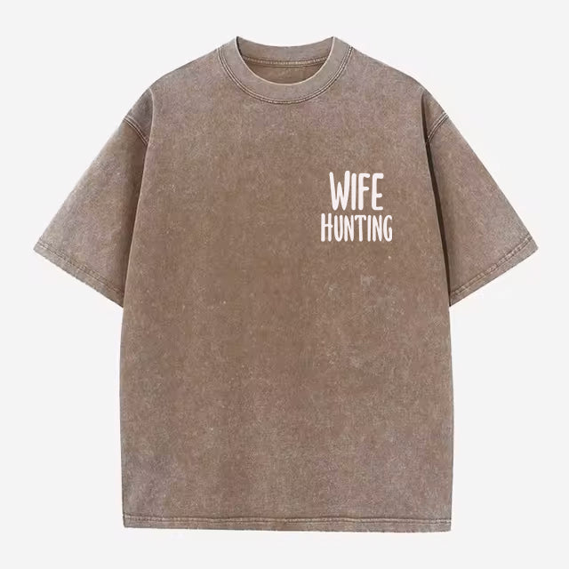 Oversized "Wife Hunting" Tee