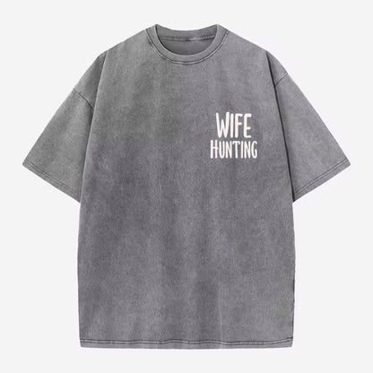 Oversized "Wife Hunting" Tee