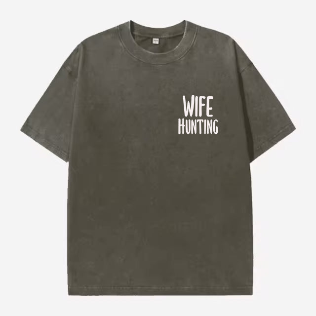 Oversized "Wife Hunting" Tee