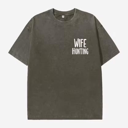Oversized "Wife Hunting" Tee